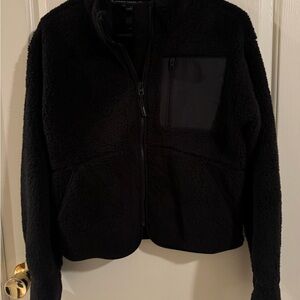 Athleta Black Teddy Jacket for Kids
